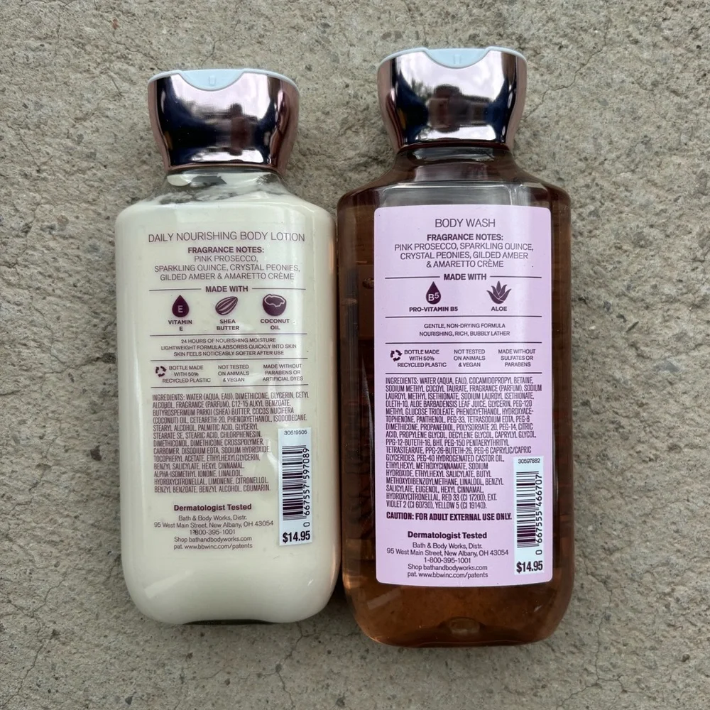 Bath&body works “A thousand wishes” body lotion and body wash